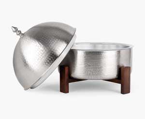 Casserole en métal de qualité supérieure avec noyau retenant la chaleur idéale pour les plats indiens Curries Riz Pilaf et plats à base de sauce - Product Image 6