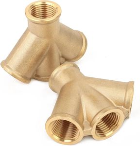 ข้อต่อทองเหลืองแบบไขว้ 4 ทาง แบบเกลียวใน สำหรับท่อประปา วาล์วน้ำ อุปกรณ์ติดตั้ง ขายส่งจากโรงงานโดยตรง รับผลิตแบบ OEM - Product Image 4