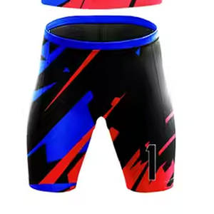 Couleurs et motifs d'équipe personnalisables Uniforme de football 7 contre 7 avec manches courtes Panneaux en maille respirants Logo personnalisé - Product Image 4