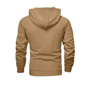 ชุดวอร์มสองชิ้นสำหรับผู้ชายชุดกีฬาลำลองกลางแจ้งแฟชั่นสีพื้นสำหรับฤดูใบไม้ร่วงและฤดูหนาว - Product Image 2