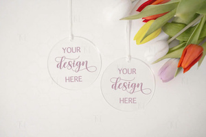 Cadre photo en acrylique personnalisé Delarchi fabriqué à la main gravure 2 couleurs message sincère personnalisé cadeau de fête des mères pour maman - Product Image 3