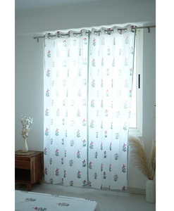 Ensemble de rideaux de fenêtre thermiques économes en énergie Doublure isolée Contrôle de la chaleur Réduction du bruit Intimité Caractéristiques confortables 100% - Product Image 1