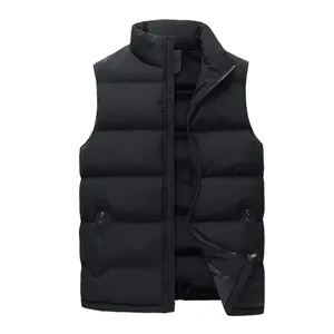 Meilleur gilet matelassé veste sans manches veste en gros léger décontracté doudoune hiver chaud polyester - Product Image 3