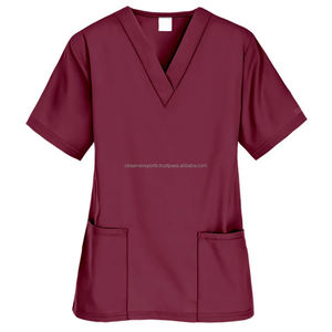 Ensembles d'uniformes d'allaitement pour femmes hommes ensemble de gommages uniformes d'infirmière pour hôpital médecin haut et pantalon avec plusieurs poches - Product Image 3