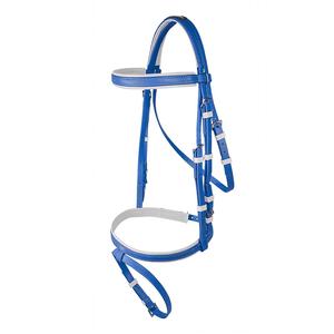 Bride de cheval en PVC bleu de qualité supérieure, très vendue, accessoire d'équitation de haute qualité, vente en gros, fabricants indiens - Product Image 1