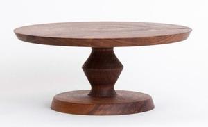 Handmade <b>Smooth</b> Wooden Cake Stand with Strong Base for Dessert Buffet Table Presentation at Celebrations and Events - Product Image 2