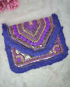 Bolsos étnicos para mujer, bolso de mano Banjara indio, bolso de mano hecho a mano, bolso de mano Vintage para mujer, venta caliente en Qatar Dubai POR ARTESANÍA DE LUJO - Product Image 2