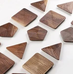 Best Selling Luxury Wooden Coasters for Home & Dining Tables Modern Design Eco-Friendly Customizable - Product Image 4