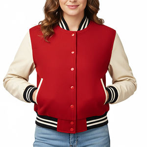 Veste universitaire de haute qualité, streetwear de qualité supérieure, 100% coton, veste universitaire en laine, vêtements d'hiver, veste universitaire de baseball - Product Image 4