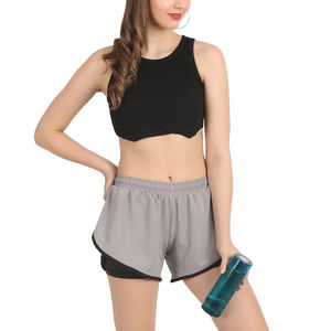 Shorts pour femmes légers et respirants à double couche / Style poche Shorts à double couche pour femmes personnalisables en gros - Product Image 6