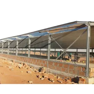 Metal construction poultry breeding houses chicken farm building