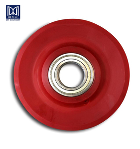 Qy25k.02i. 4.18 bánh xe ròng rọc nylon màu đỏ với bảo hành 3 tháng cho các bộ phận cần cẩu xe tải - Product Image 3