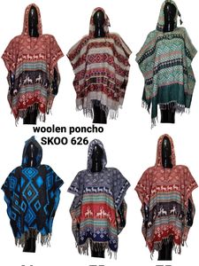 Chaqueta con capucha de lana Boho Hippie Cadena de manga larga Ropa de moda elegante y de moda - Product Image 2