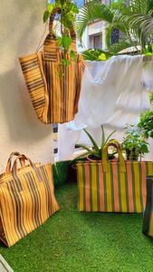 ถุงช้อปปิ้งทำจากพลาสติกโพลีโพรพิลีนรีไซเคิลแบบยั่งยืนเป็นมิตรกับสิ่งแวดล้อมทำจากอินเดียจำนวนมากรีไซเคิล - Product Image 3