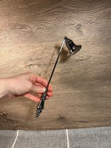 Herramienta de mecha de vela de tema estándar, kit de cuidado de accesorios de velas, tijeras, juego de velas de cucharón de mimbre con bandeja - Product Image 4