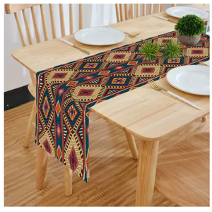 Factory Direct Sale Yellow European Style Heat-resistant 100% Organic Cotton GOTS Certificate Wholesale Hot Sales <b>Table</b> <b>Runners</b> - Product Image 6