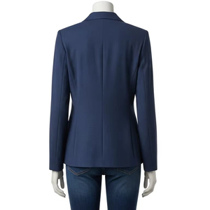 เบลเซอร์ผู้หญิงผ้าโพลีเอสเตอร์ระบายอากาศแจ็กเก็ตอย่างเป็นทางการน้ำหนักเบาเสื้อผ้าสำนักงานใส่สบาย - Product Image 5