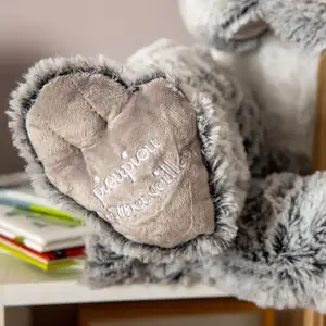 Koda il koala grigio 70cm-gigante peluche grigio koala-fatto in Francia