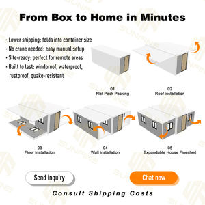 Meilleur <span class=keywords><strong>Prix</strong></span> Maison Modulaire Pliable en Gros 20 pieds – Maisons Préfabriquées Modulaires pour Usage Agricole et Bureautique au Mexique - Product Image 5