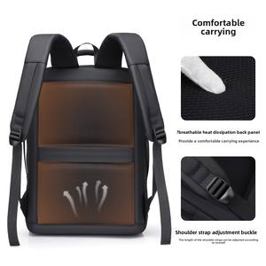 New Arrival Custom logo Men's Stylish Casual <b>Roll</b>-<b>top</b> Travel Laptop <b>Backpack</b> Simple Outdoor <b>Waterproof</b> laptop bags for sale - Product Image 5