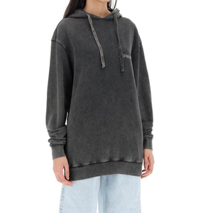 Acid Wash Hoodies À Capuche Polaire Sports Hommes Hoodies Street Wind Logo Imprimé Hoodie - Product Image 3