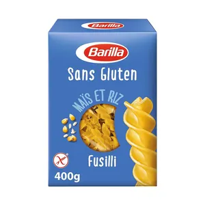 Barilla Fusilli Senza Glutine 400g-L'art italien dans chaque brin, élevez votre jeu de pâtes aujourd'hui