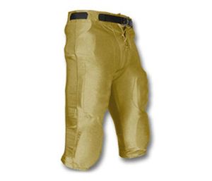 Pantalon de football américain rembourré bleu pour homme avec fermeture à boucle, coupe ajustée, adapté à toutes les saisons, couleur unie, matière polyester - Product Image 3