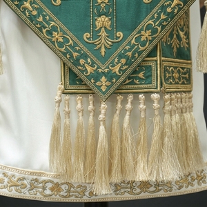 Vestimenta Litúrgica de Lujo para Iglesia Ortodoxa, Bordada a Mano con Hilos Metálicos de Oro, Túnica para Clérigos, Casulla para Sacerdotes - Product Image 2