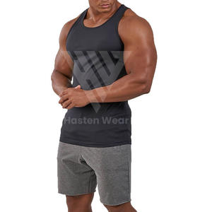 Prix raisonnable hommes sans manches débardeur maillots séchage rapide vêtements de sport Fitness entraînement gymnastique débardeur Stringer gilets mâle - Product Image 5
