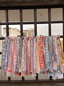 Pareo de Playa para Mujer 100% Algodón, Estampado a Mano, Pareo sin Mangas Cómodo para Chicas, Ligero - Product Image 3