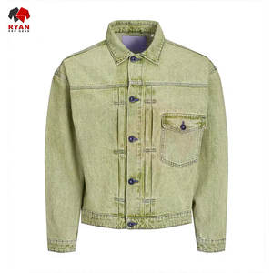 Chaqueta Vaquera para Hombre Ryan Pro Gear, Nuevo Diseño, Informal, Moderna, Tejido Resistente, OEM y ODM, Transpirable - Product Image 6