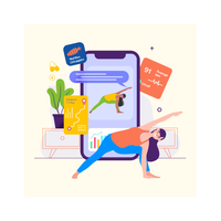 Aplicación de salud física de proveedores al por mayor con características personalizadas y sistema de seguimiento de fitness disponible diseñado