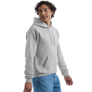 Sweat-shirt à capuche basique sur mesure, couleur gris, bloc de couleur, polaire pour l'hiver, sweat-shirt personnalisé à marque privée, qualité - Product Image 2