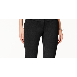 Pantaloni Alfani da Donna Neri a Gamba Larga con Finiture in Ecopelle Vita Alta Taglia XL - Antirughe e Traspiranti - Product Image 2