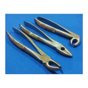 GRACIOUS INDUSTRIES O.R Grade Dentaire Chirurgical Qualité Premium 3PCS Molaires Supérieures Inférieures Prémolaires Extraction Pince Manuelle - Product Image 2