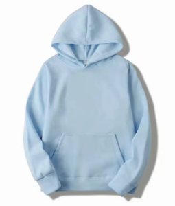 Sweat à capuche surdimensionné à logo personnalisé 100% coton sweat-shirt en polaire épaisse 330GSM Streetwear pull-over sweats à capuche unisexes - Product Image 1