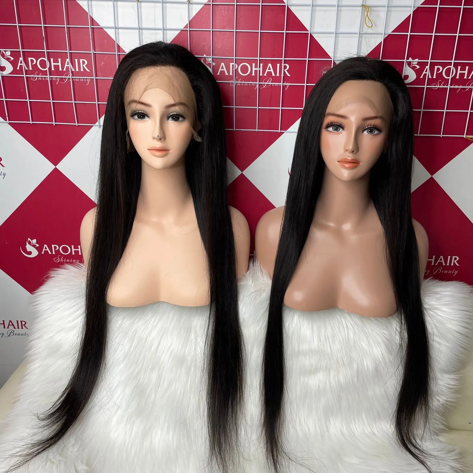 WHOLESALE PRICE Wigs human hair full lace front hair extensions & wigs for black women straight 26 inches supper double drawn