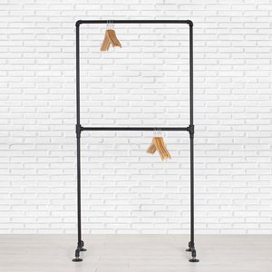 Porte-vêtements sur pied KTD68009 avec tuyau d'égouttage intégré – Organisateur de placard - Product Image 4