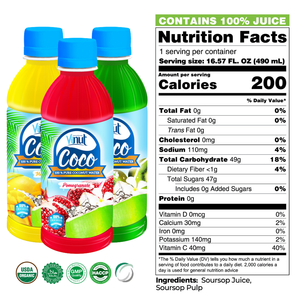 Marque privée OEM - 100% Eau de noix de coco pure avec saveur de jus de fruit de grenade 300ml en conserve-Boissons gazeuses en gros - Product Image 3