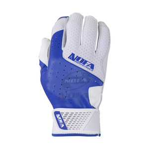 Guantes de Bateo de Cuero Personalizados en Negro/Blanco, Acolchados, con Cierre de Hebilla Ambidiestra, Tejido de Punto, para Uso en Béisbol para Adultos - Product Image 3