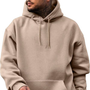 Conjunto Deportivo Personalizable para Hombre, para Entrenamiento y Jogging, con Sudadera con Capucha Holgada y Hombros Caídos, 100% Algodón, para Invierno - Product Image 1