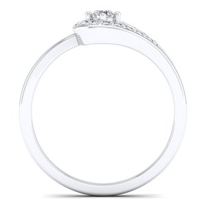 REYES Minimaliste 925 Sterling Silver Moissanite Bagues de Fiançailles Nouveau Design Cadeau de Mariage Fête Porter des Bijoux pour les femmes - Product Image 4