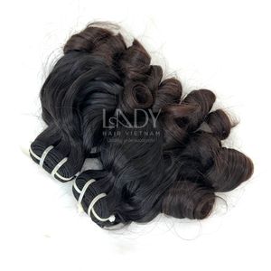 Cabello natural de la mejor calidad, color personalizado hinchable de cabello humano real con precio al por mayor - Product Image 5