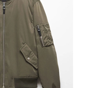 แจ็กเก็ตนักบินสำหรับผู้ชายและผู้หญิงน้ำหนักเบาสีทึบระบายอากาศได้ดีสำหรับฤดูหนาว - Product Image 2