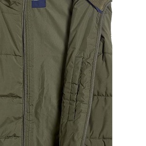 Chalecos Impermeables de Lona con Cuello Alto, Servicio OEM ODM, Hechos a Medida, Alta Calidad, Color Verde de Moda - Product Image 5