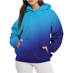 Fabricación personalizada de peso pesado sin cuerda pulóver Streetwear de gran tamaño suelto grueso Anti-pilling transpirable largo 100% algodón - Product Image 3