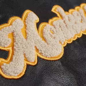 Chaqueta Letterman de Hombre con Cuello Alto y Bordado Chenille de Primera Calidad, Transpirable y Personalizable para Invierno, Venta al Por Mayor - Product Image 3