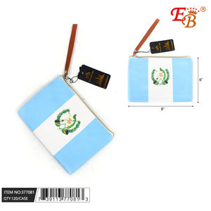 Pochette Femme E&B 6x8 Pouces en Paille avec Fermeture Éclair et Broderies – Sac à Main Toutes Saisons Style Luxe - Product Image 1