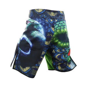 Pantalones Cortos de MMA para Hombre, Cómodos y Elegantes, Transpirables, de Secado Rápido, Personalizables, Ajuste Holgado, Spandex/Poliéster para Artes Marciales - Product Image 6