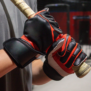 Conception personnalisée Gants de frappeur de baseball en cuir à doigts entiers Prix d'usine Gants de frappeur de baseball colorés de haute qualité - Product Image 4